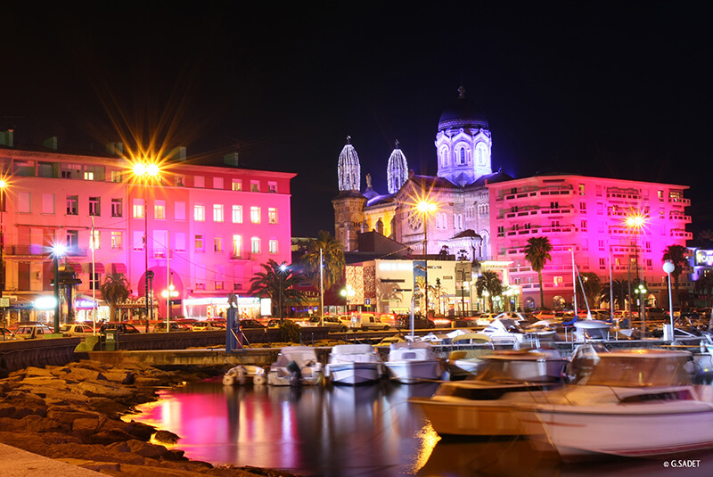 Vue sur le vieux port de Saint-Raphaël